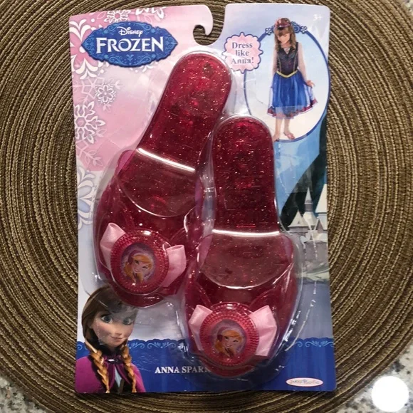 princess anna dress up shoes Adult Coronation Anna Frozen Inspired Heels Shoes